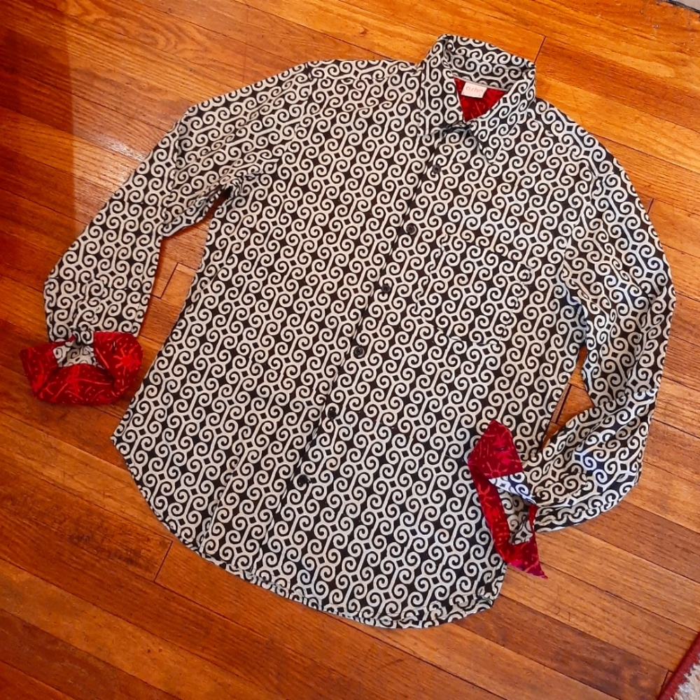 Asha cotton button down shirt